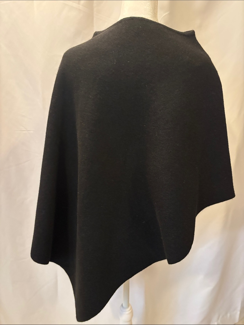 Zara Black Crew Neck Poncho Sweater - US size Medium - Picture 6 of 10